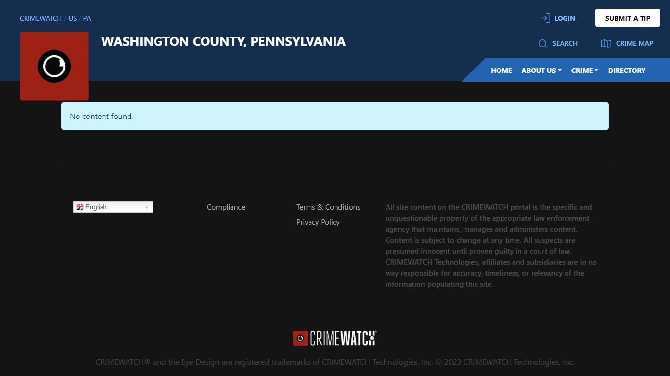 Arrests for Washington County, Pennsylvania | CRIMEWATCH